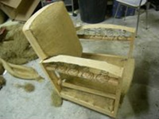 Demontage fauteuil club