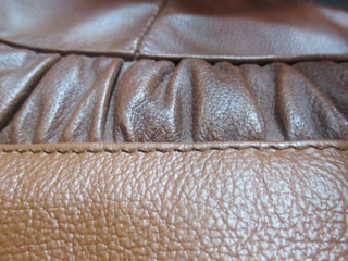 Coutures et surpiqures terminées